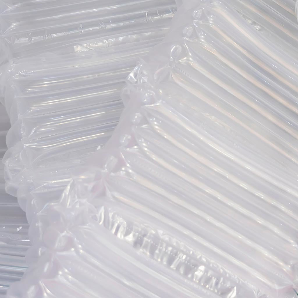 Inflatable Air Tubes LDPE 400mm x 190m x 50um Perf. 100mm - AirFil Hybrid - Omni Packaging 