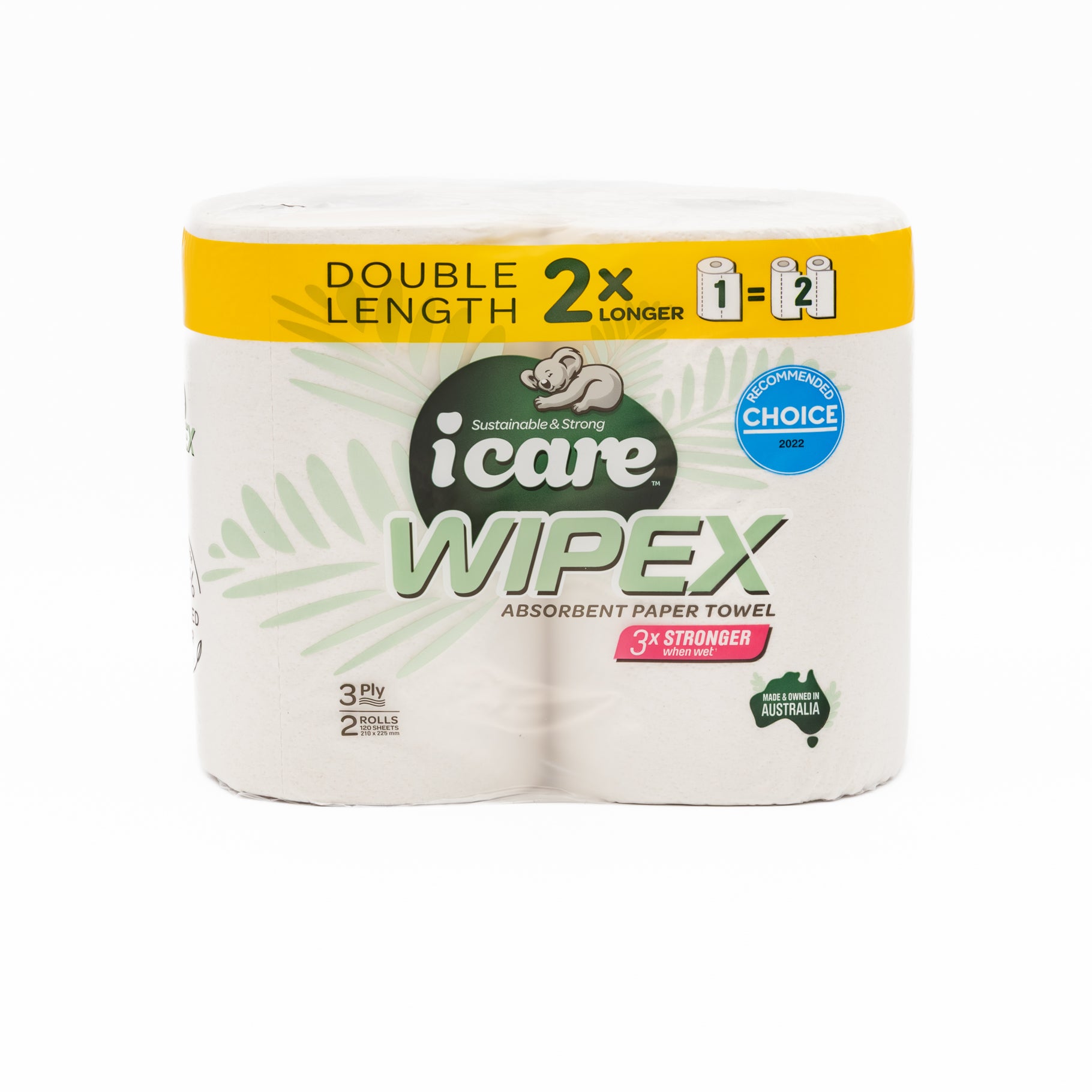 Kitchen Paper Towel Perforated 2 Ply 23cm x 80m {8 per carton} - Omni Packaging 