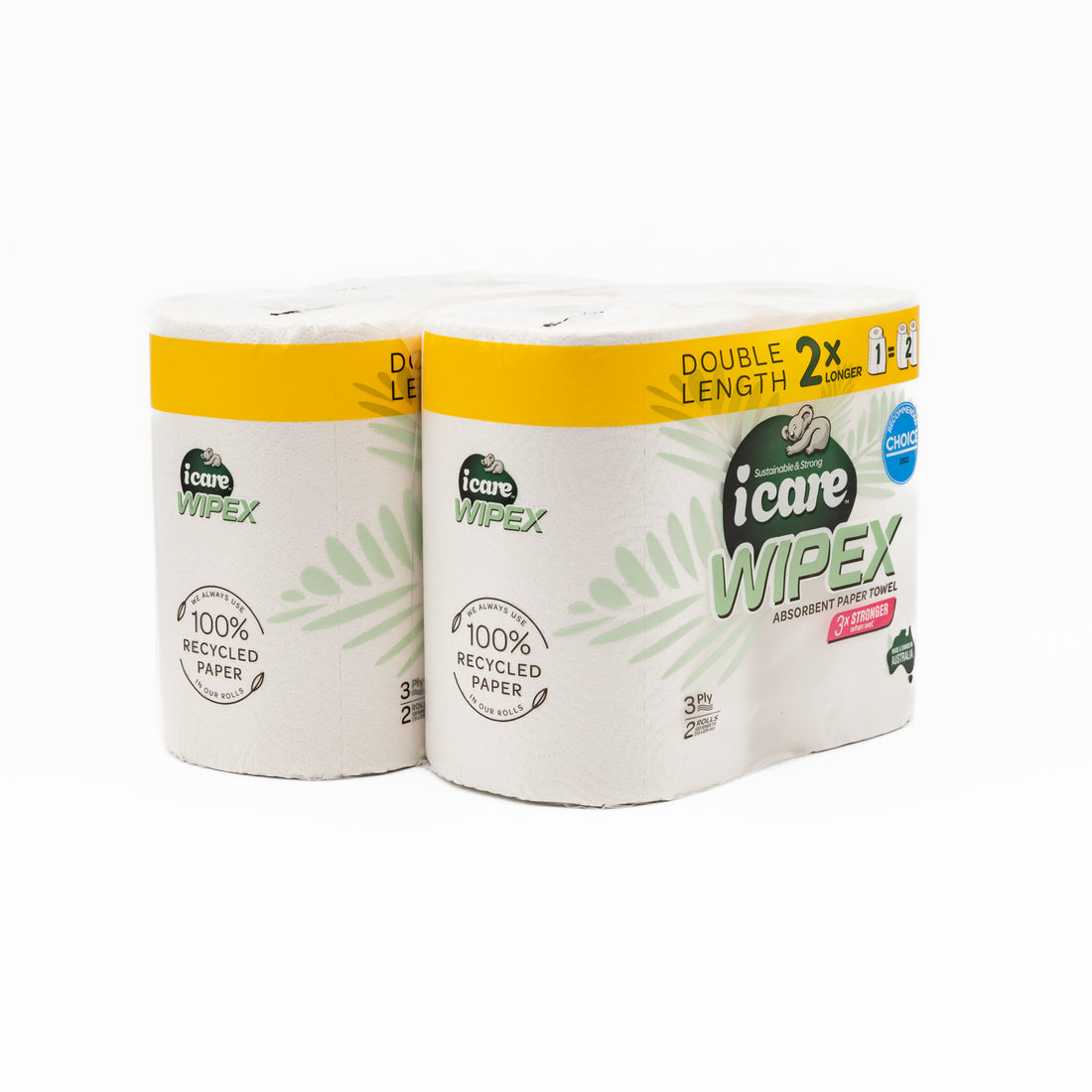 Kitchen Paper Towel Perforated 2 Ply 23cm x 80m {8 per carton} - Omni Packaging 
