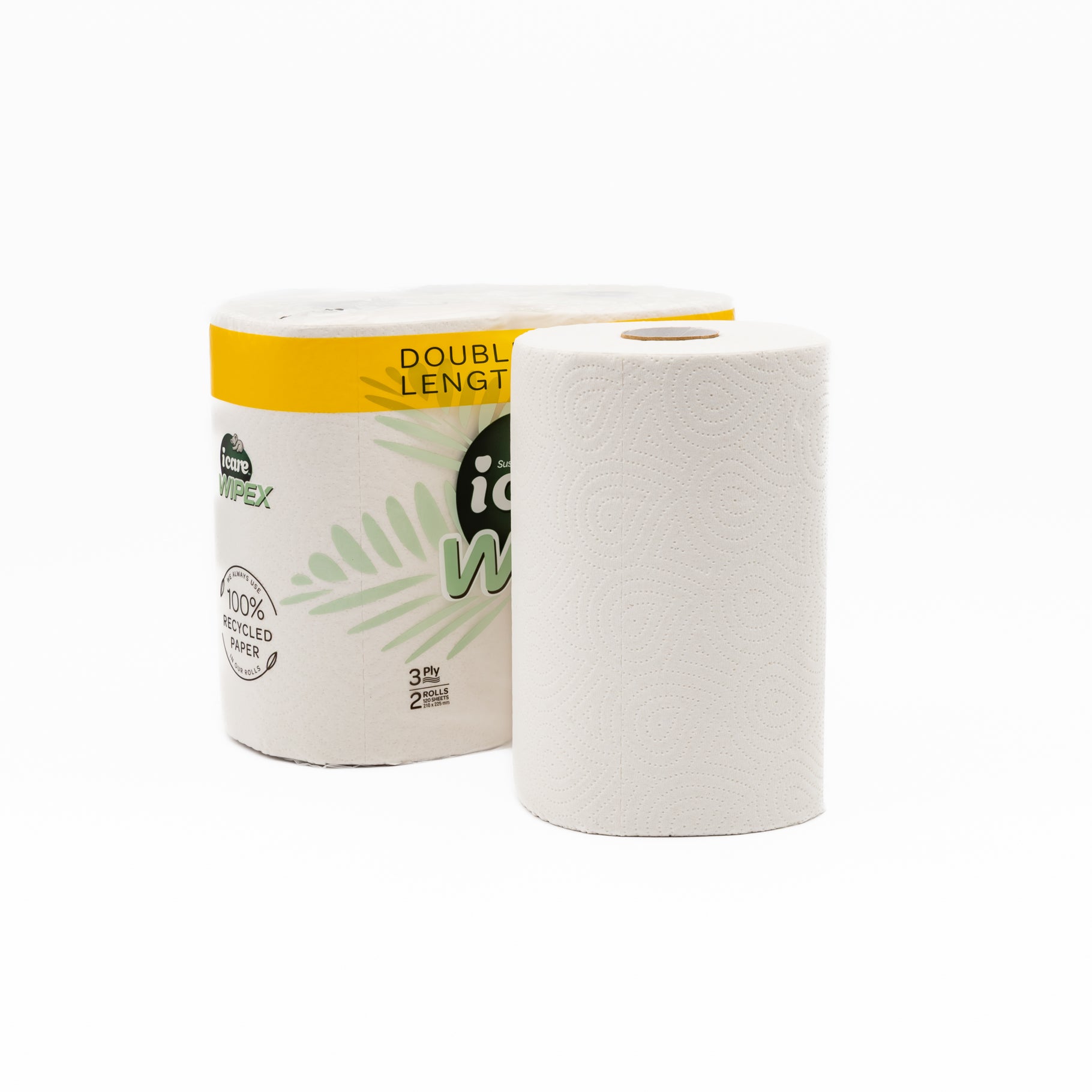 Kitchen Paper Towel Perforated 2 Ply 23cm x 80m {8 per carton} - Omni Packaging 
