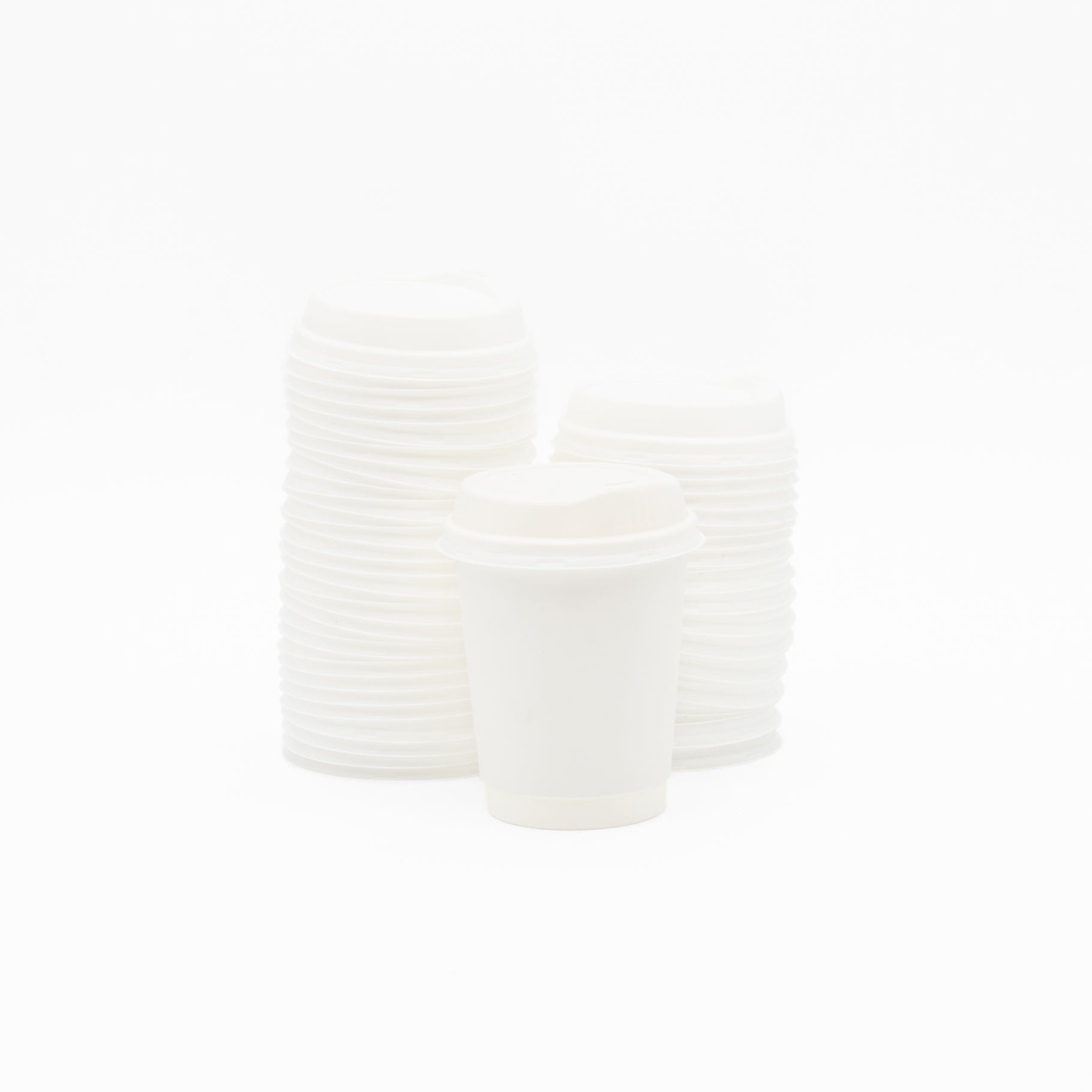 8ozT Traditional White Lids for 88.121 Paper Cups 1000/ctn - Omni Packaging 