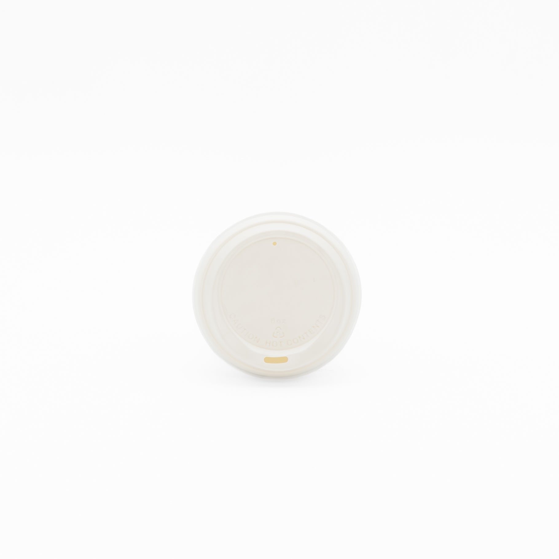 8ozT Traditional White Lids for 88.121 Paper Cups 1000/ctn - Omni Packaging 