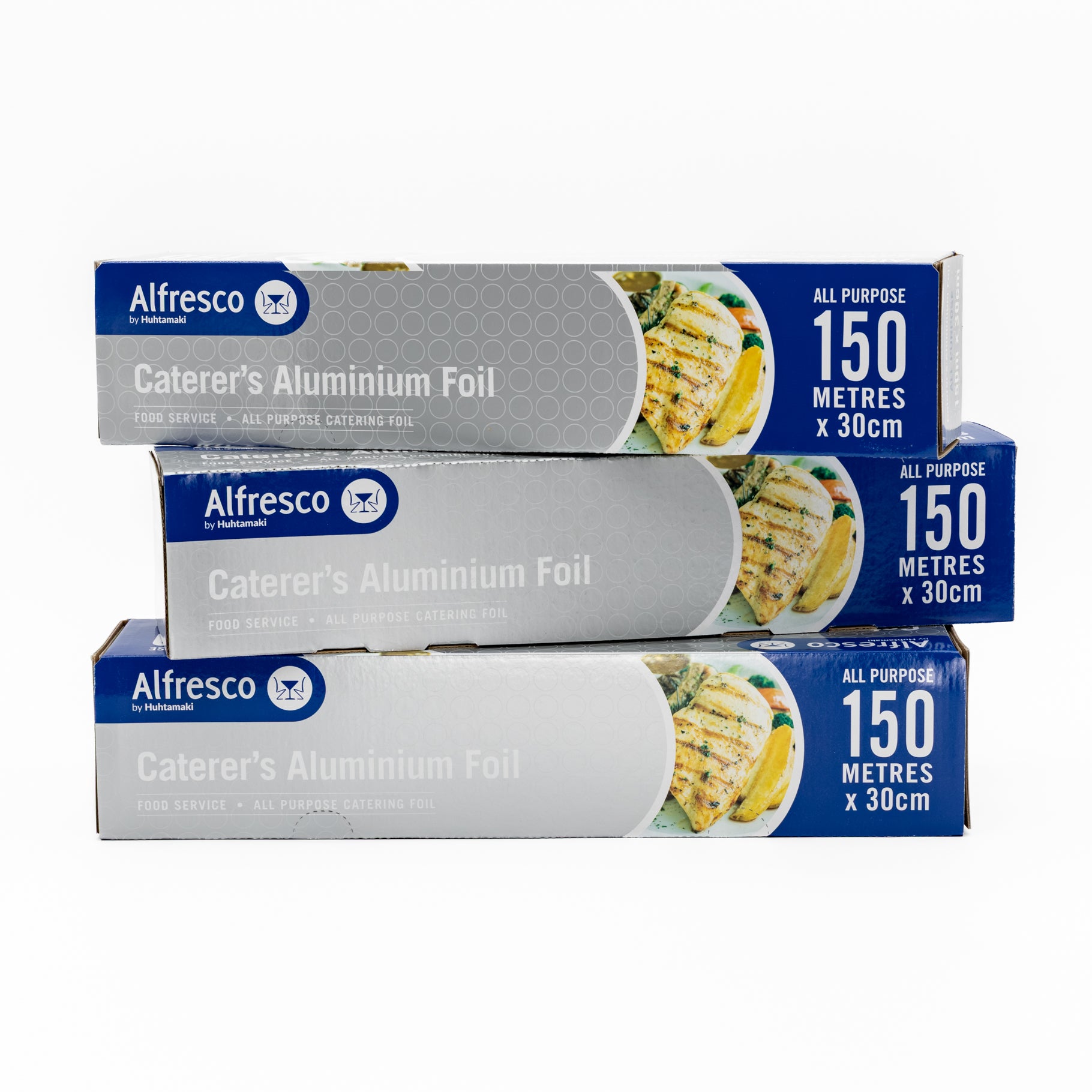 Aluminium Catering Foil 300mm x 150m - Omni Packaging 