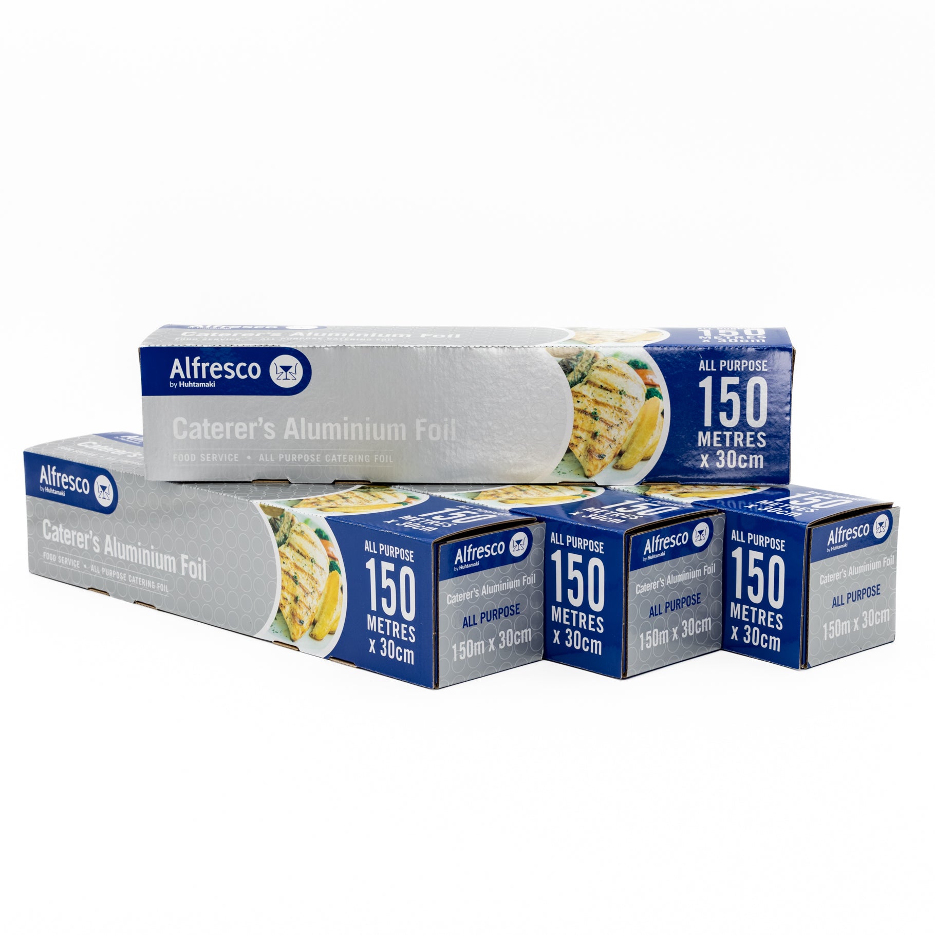 Aluminium Catering Foil 300mm x 150m - Omni Packaging 