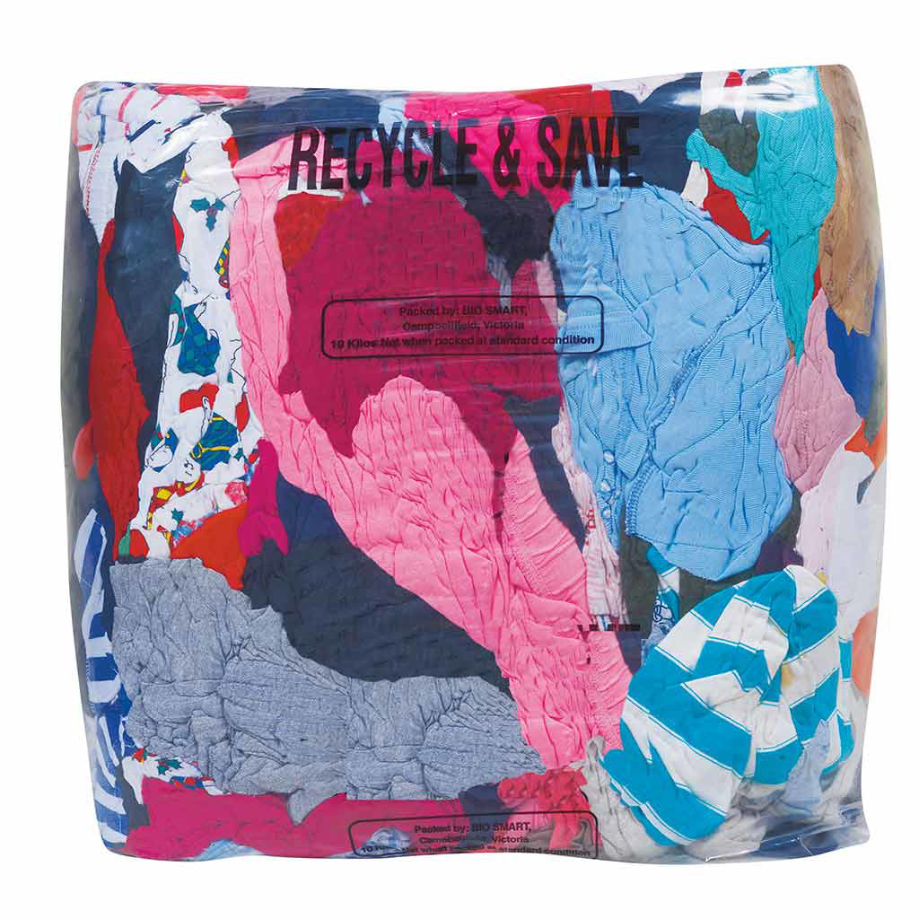 Rags T-Shirt 10kg Block - Omni Packaging 