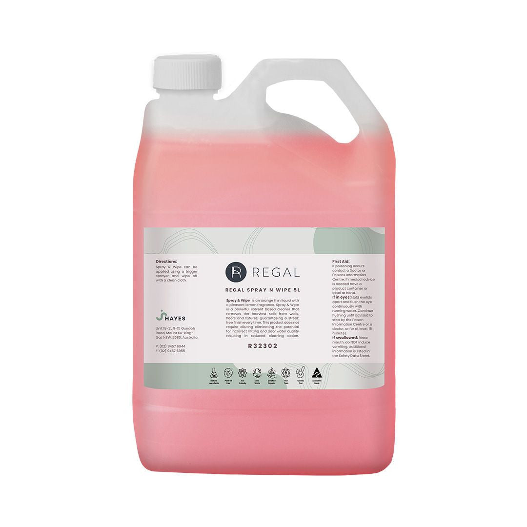 Regal Spray N Wipe 5L - Omni Packaging 