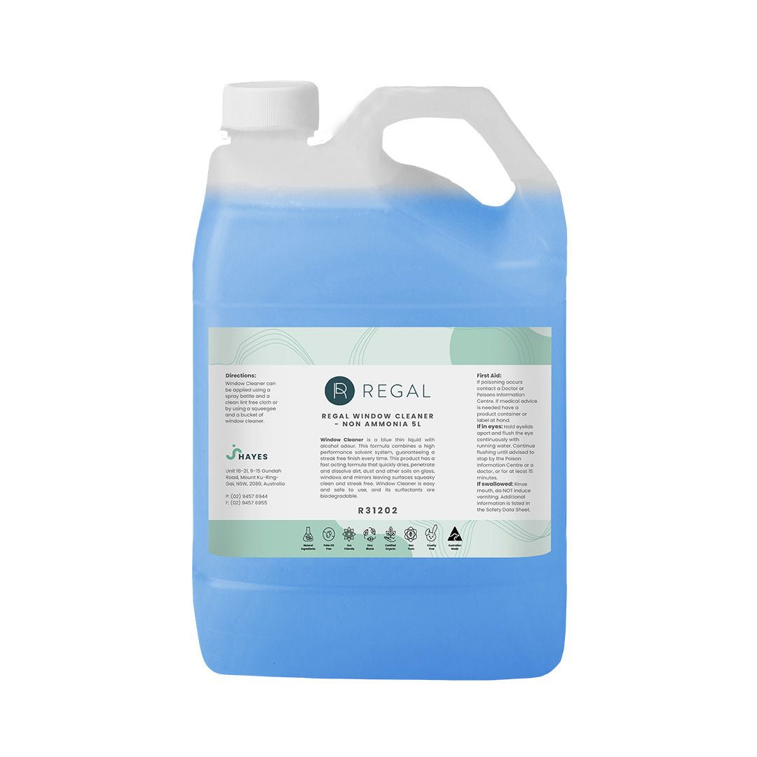Regal Window Cleaner - Non Ammonia 5L - Omni Packaging 