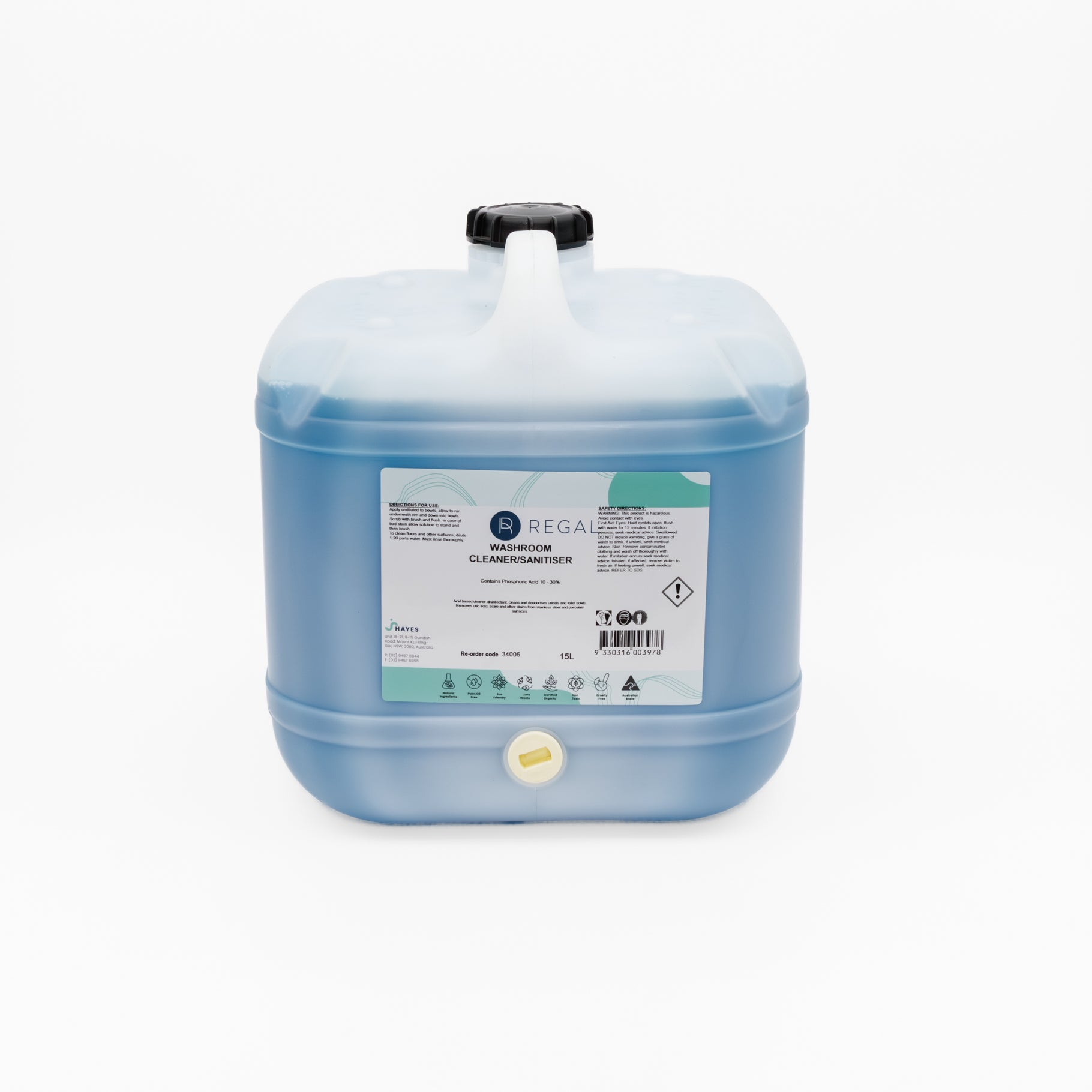 Regal Washroom - Toilet Bowl Cleaner 15L - Omni Packaging 