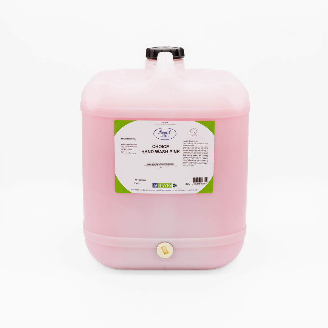 Regal Hand Wash 20L - Pink - Omni Packaging 