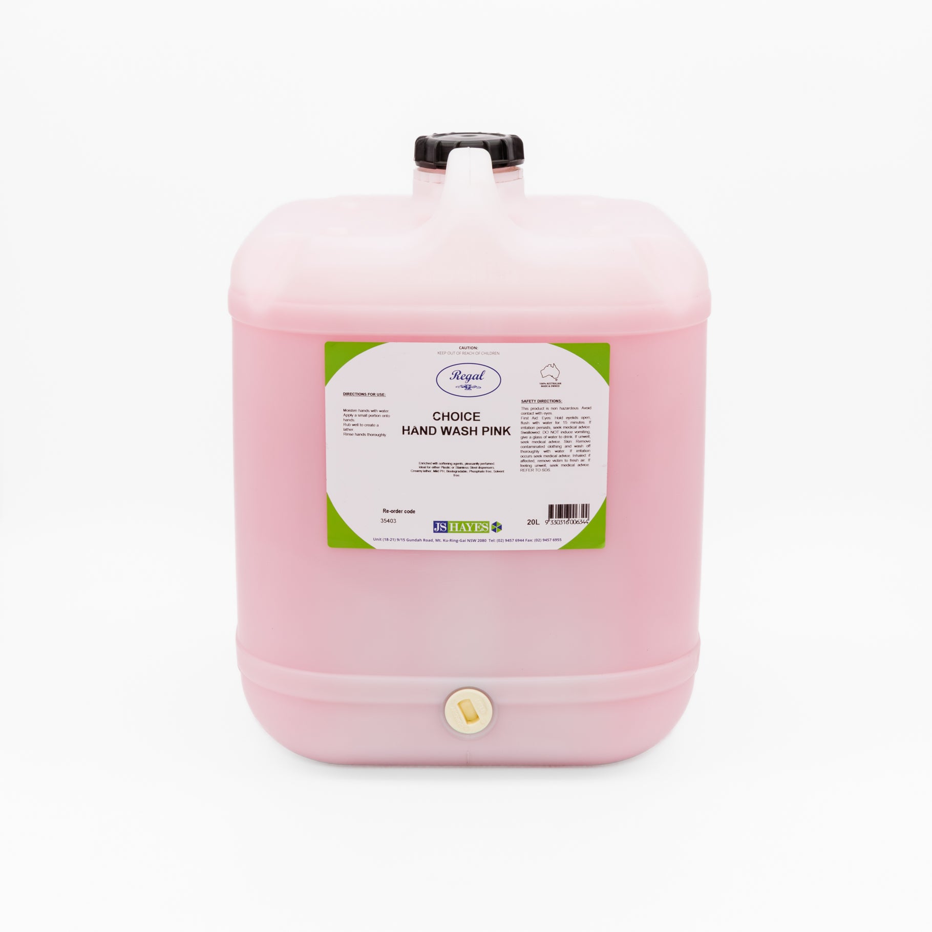 Regal Hand Wash 20L - Pink - Omni Packaging 