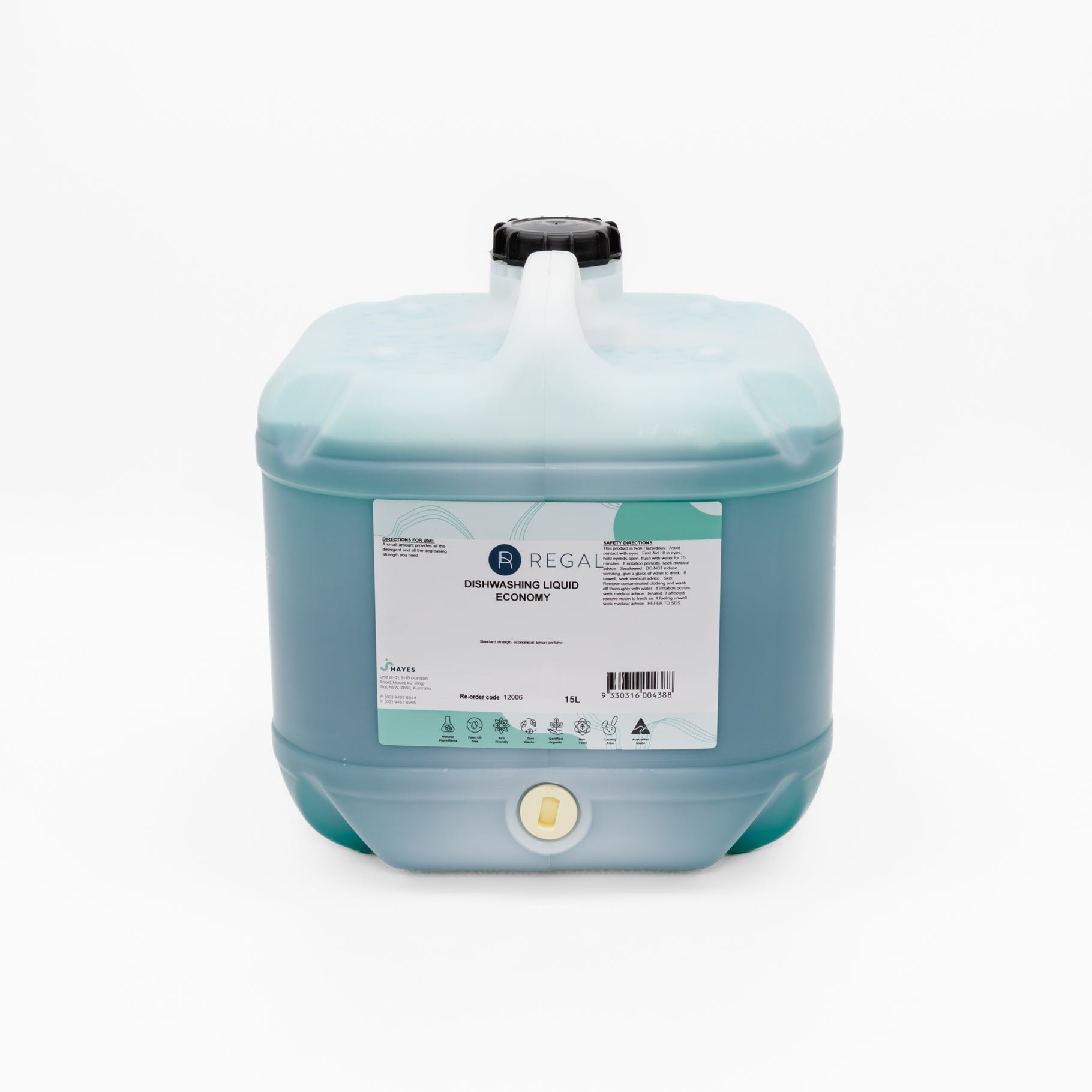Regal Dishwashing Liquid 15L - Omni Packaging 