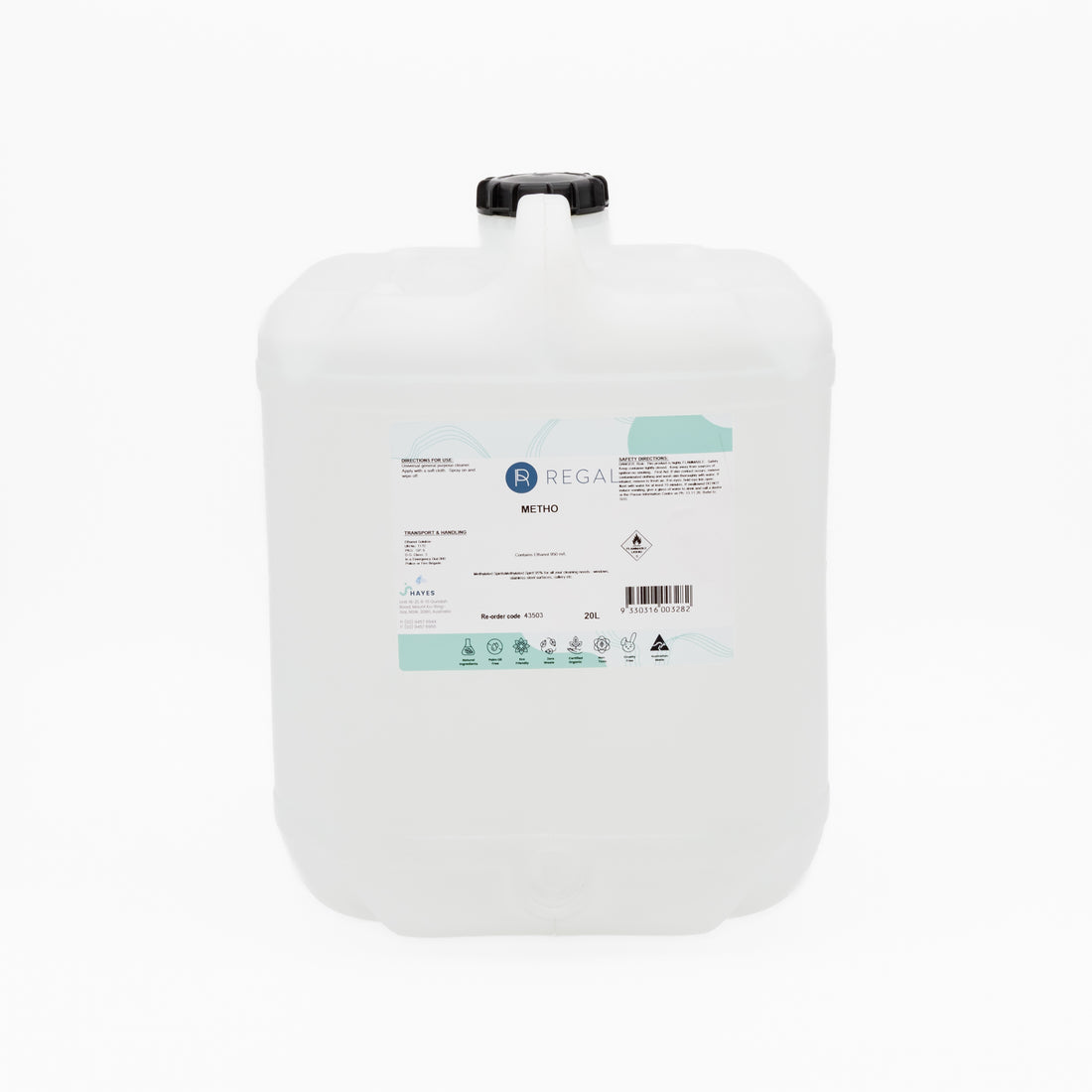 Methylated Spirits 20 Litre - Omni Packaging 