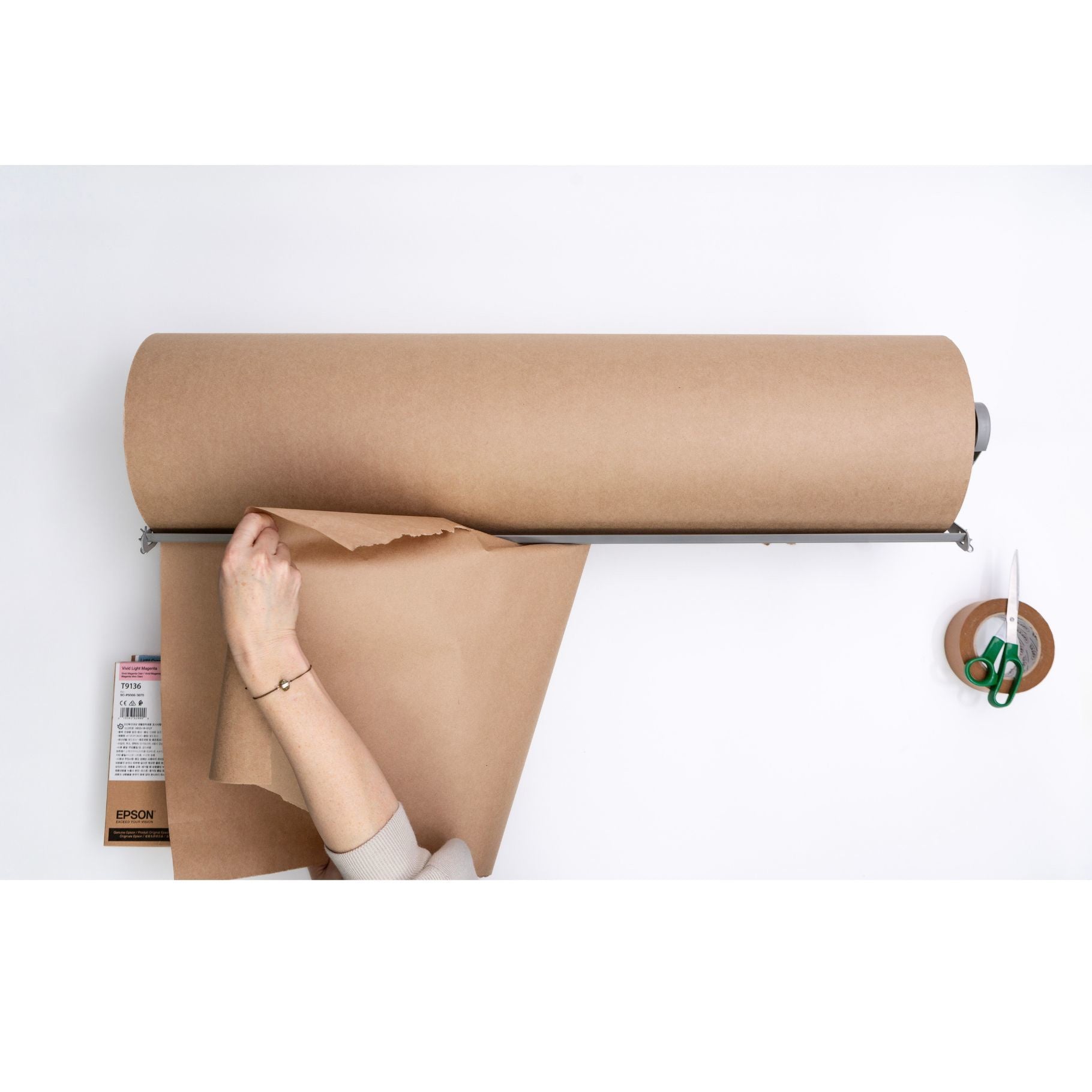 Wrapping Paper Metal Dispenser With Blade 915mm - Omni Packaging 