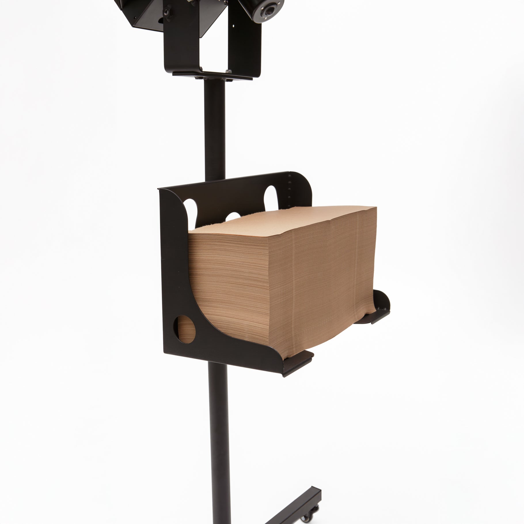 Omni Paperfil Paper Void Fill Machine - On Floor Stand - Omni Packaging 