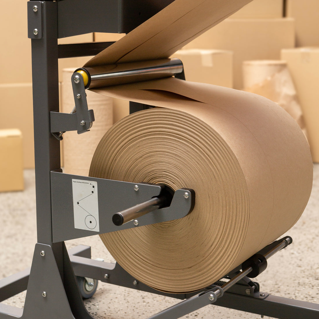 PaperFil Paper Pad Void Fill Omni Tri-Fold 300/700mm x 250m x 80gsm - Omni Packaging 