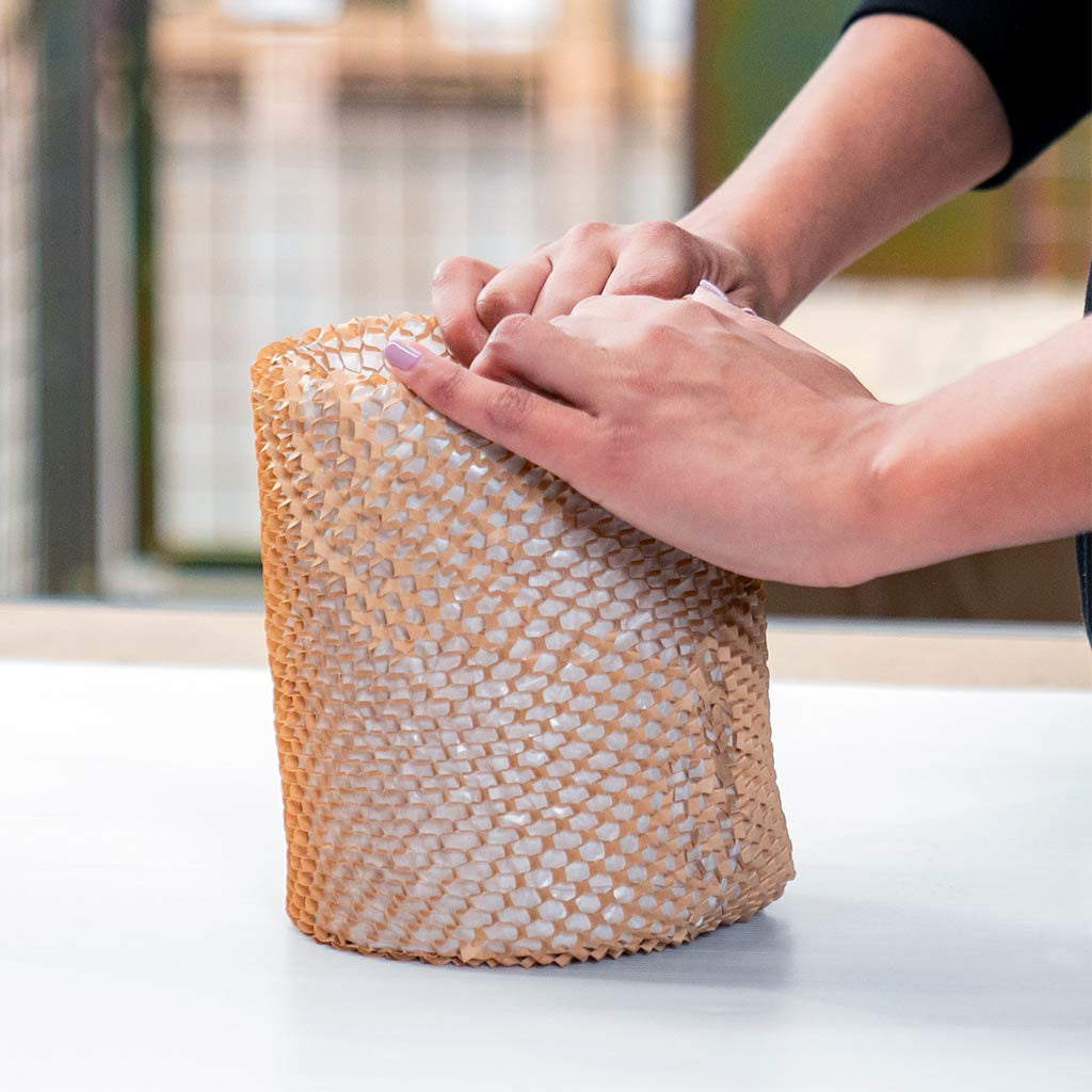Brown Honeycomb Wrapping Paper 508mm x 250m (420m expanded) x 80gsm - Omni Packaging 