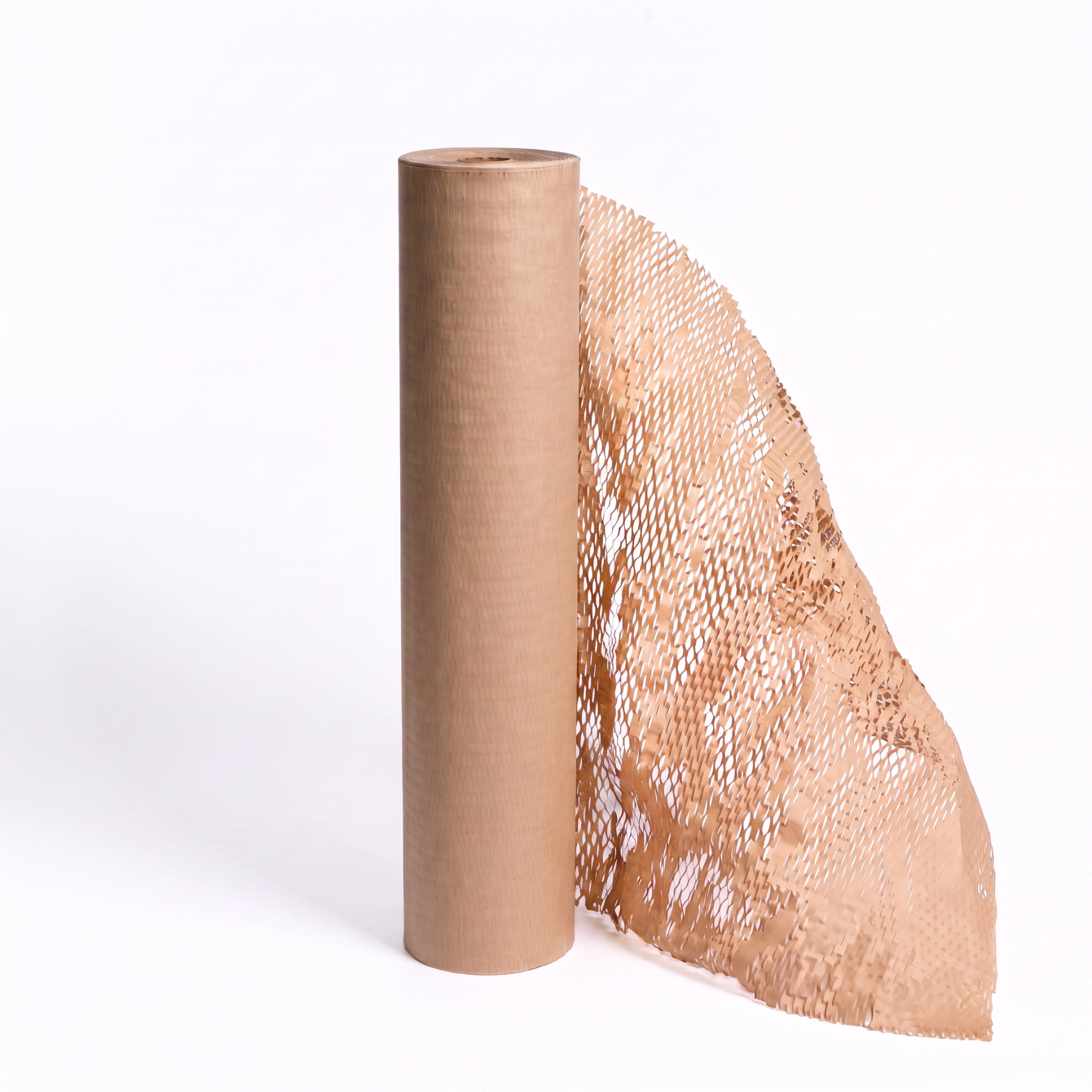 Brown Honeycomb Wrapping Paper 508mm x 150m (250m expanded) x 80gsm - Omni Packaging 