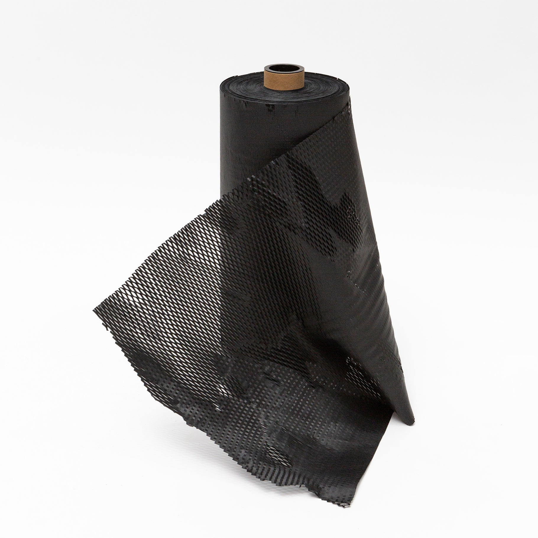 Black Honeycomb Wrapping Paper 500mm x 250m (420m expanded) x 80gsm - Omni Packaging 