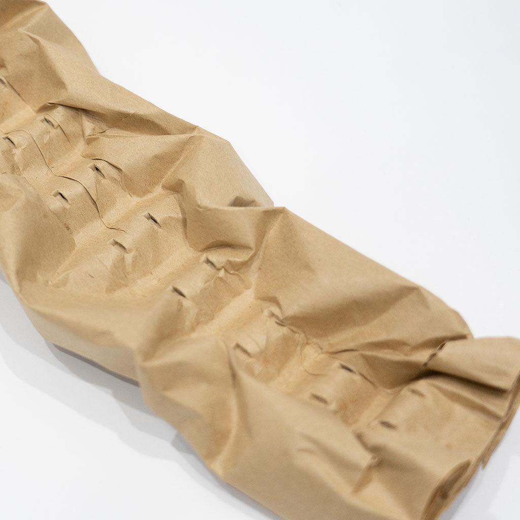 Omni PaperFil Paper Pad Cushion Machine - With hopper and Overhead Delivery - Omni Packaging 
