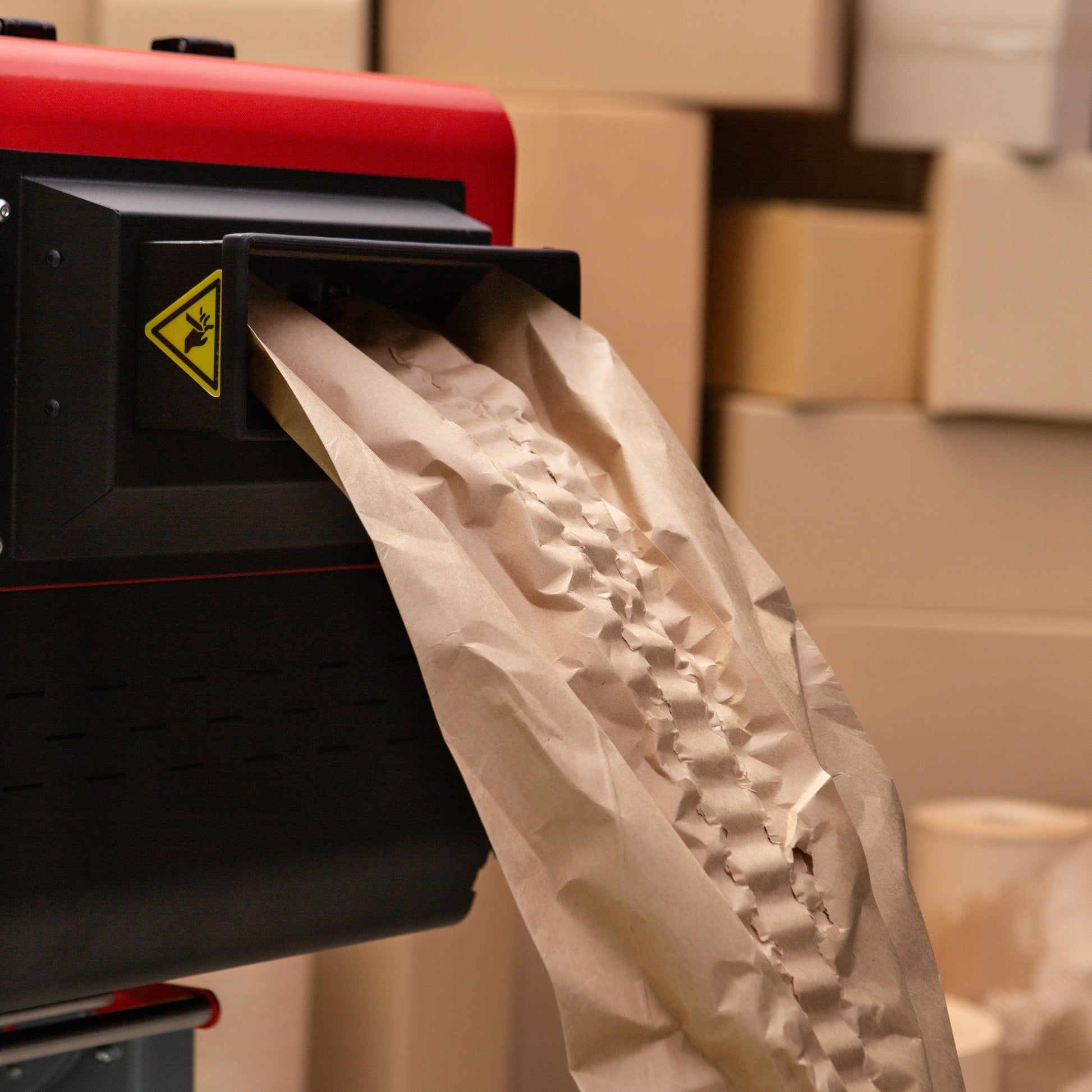 Omni PaperFil Paper Pad Cushion Machine - High Speed - Omni Packaging 