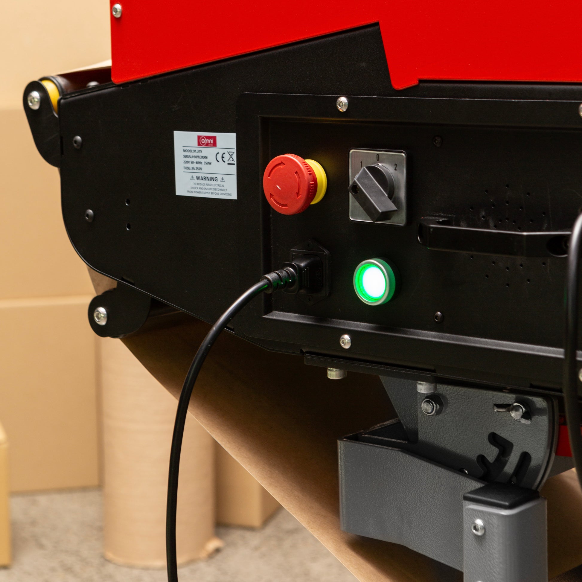 Omni PaperFil Paper Pad Cushion Machine - High Speed - Omni Packaging 