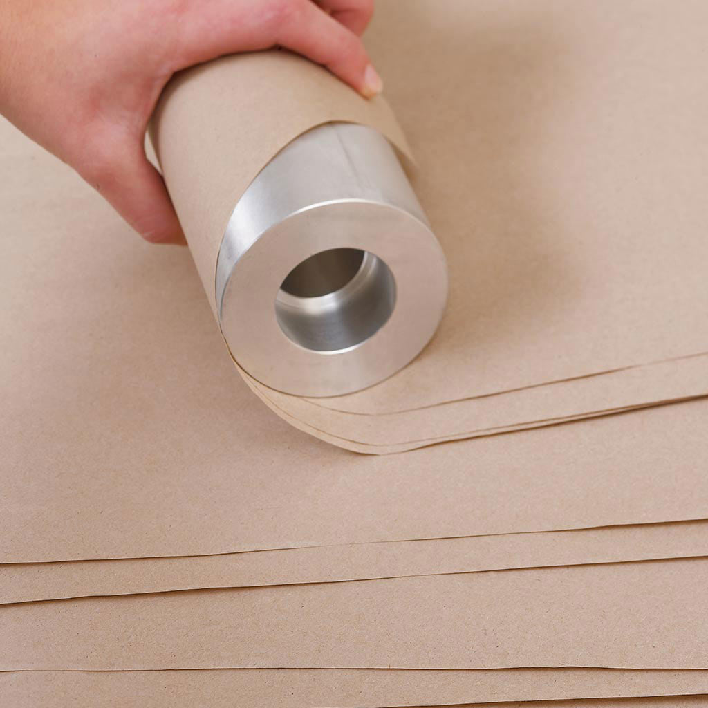 Brown Wrapping Paper Roll 50gsm 1200mm x 450m - Omni Packaging 