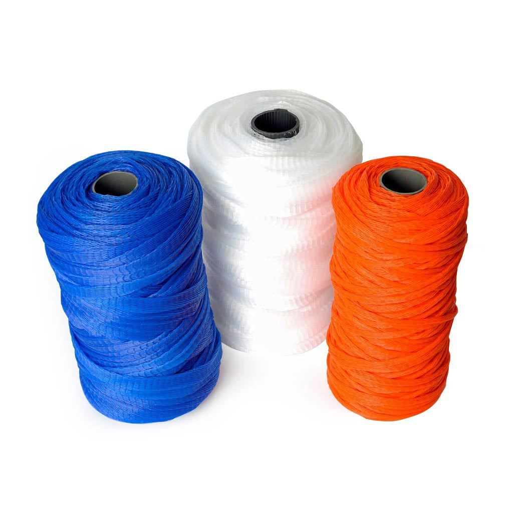 Protective Netting Tubing 75mm x 100m Red - Omni Packaging 