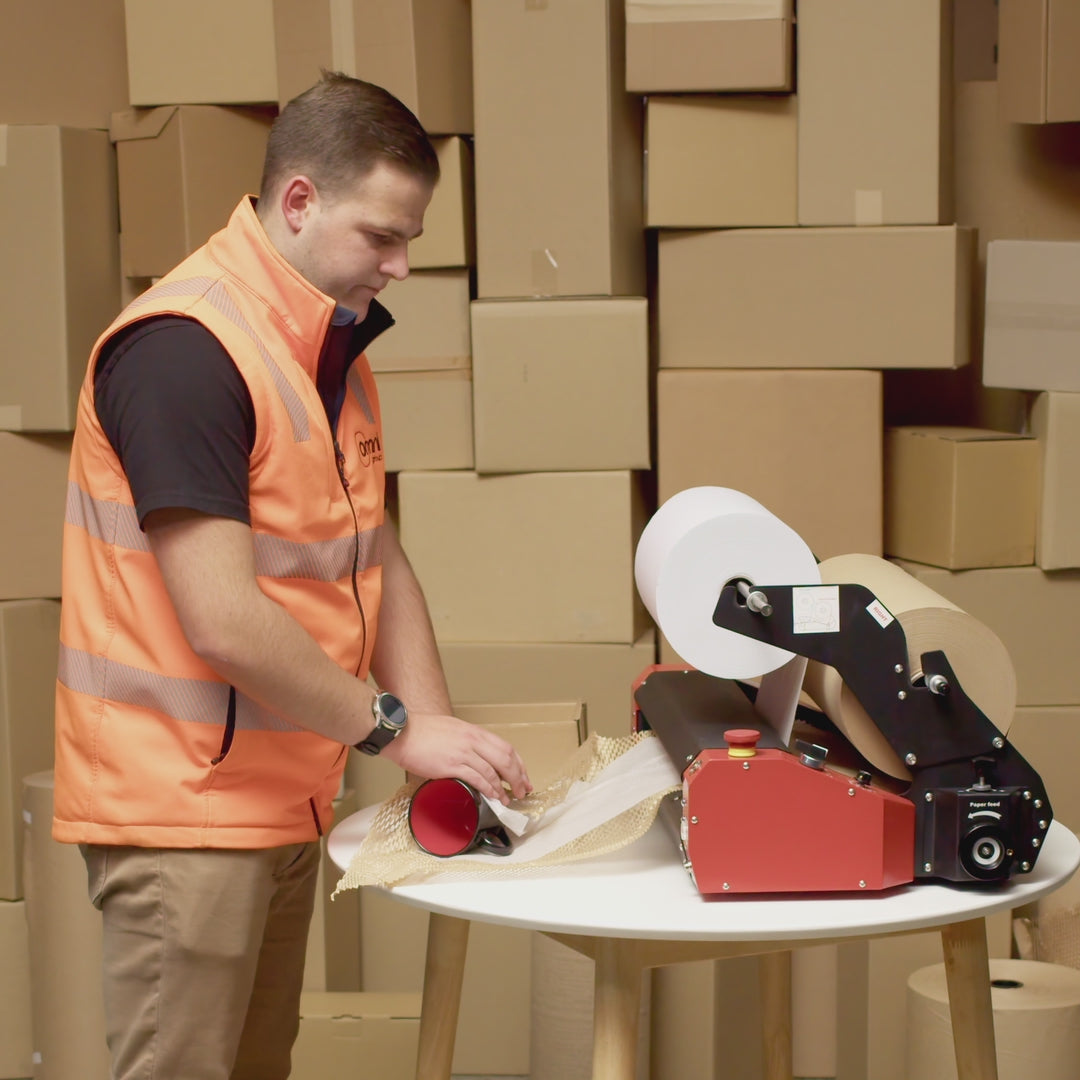 Motorised Honeycomb Wrapping Paper Dispenser