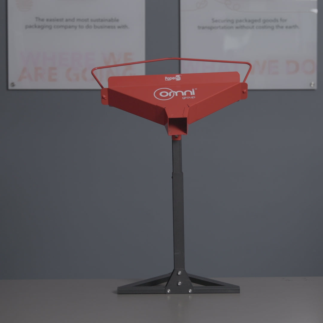 Omni Paperfil Paper Void Fill Manual Dispenser - Bench Mount